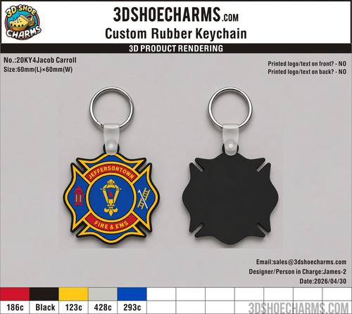 Custom 3D Die Cut Rubber Keychains – 20260504-20