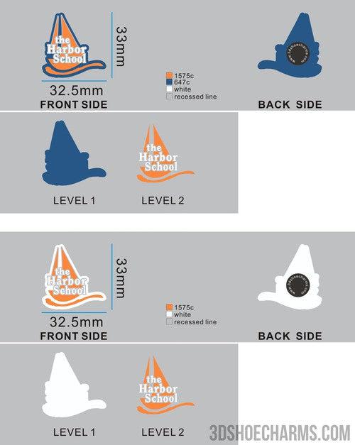 CUSTOM SHOE CHARMS - 20CC4Melanie Pellegrini