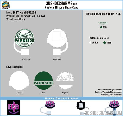 Custom Straw Topper- 20ST4Kami