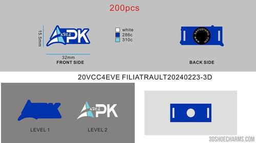 CUSTOM VERSATILE SHOE CHARMS-20VCC4EVE FILIATRAULT