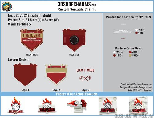 Custom versatile shoe charms-20VCC4Elizabeth Medd250417