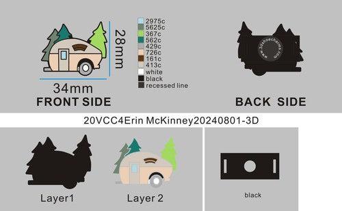 CUSTOM VERSATILE SHOE CHARMS-20VCC4Erin McKinney