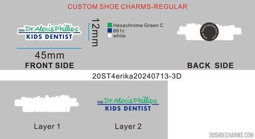 CUSTOM SHOE CHARMS-20CC4erika