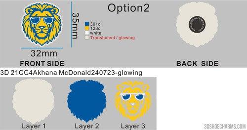 CUSTOM GLOWING CHARMS 21CC4Akhana McDonald