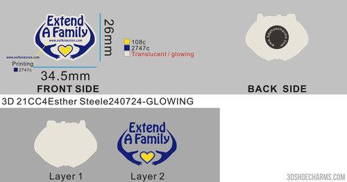 CUSTOM GLOWING CHARMS 21CC4Esther Steele