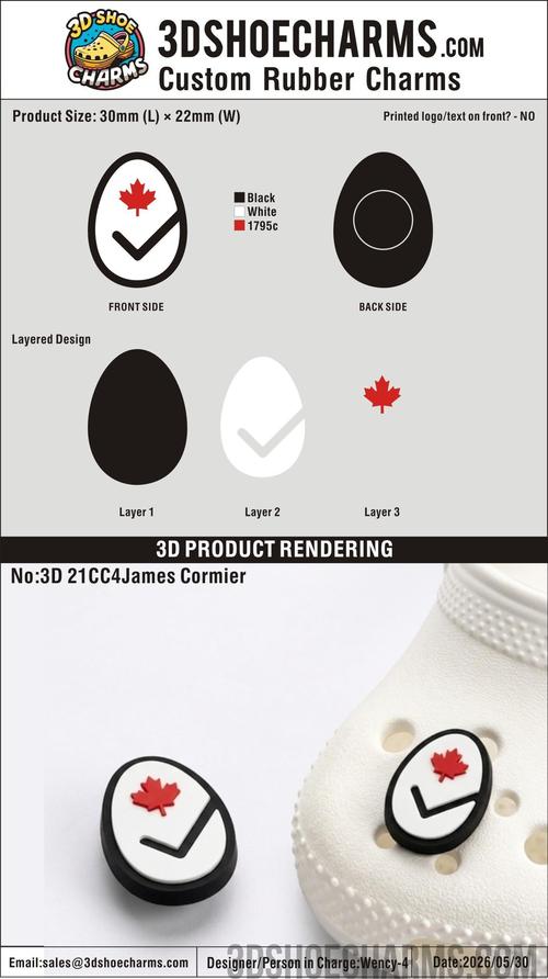 Custom Rubber Clog Charms - 20260602 - 21 -RE