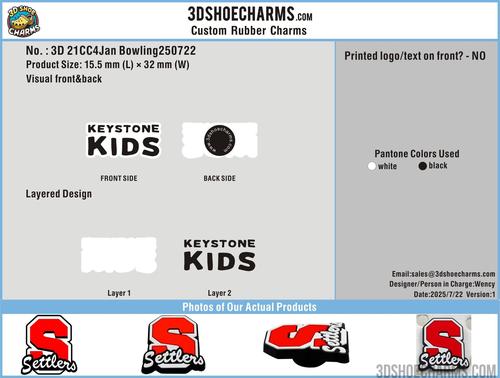 CUSTOM CHARMS 21CC4Jan Bowling250722