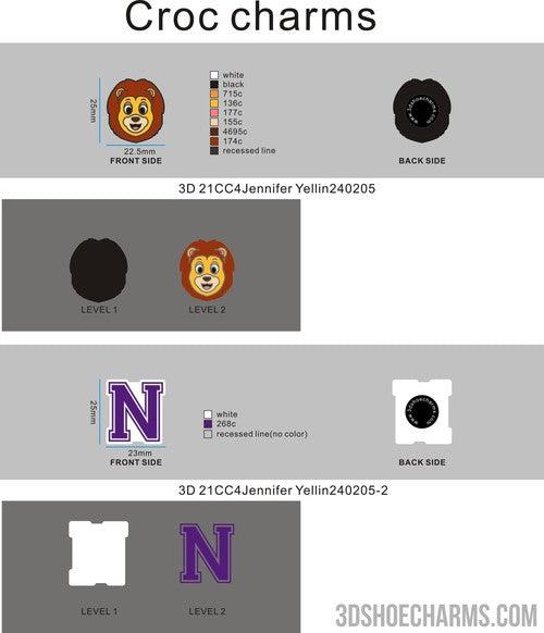 CUSTOM RUBBER KEYCHAIN AND CUSTOM CHARMS-21Jennifer Yellin