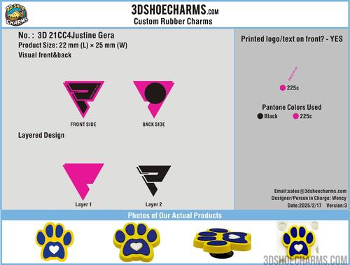 CUSTOM CHARMS 21CC4Justine Gera