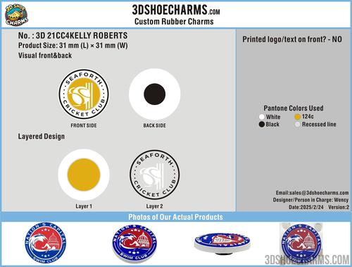 CUSTOM CHARMS 21CC4KELLY ROBERTS