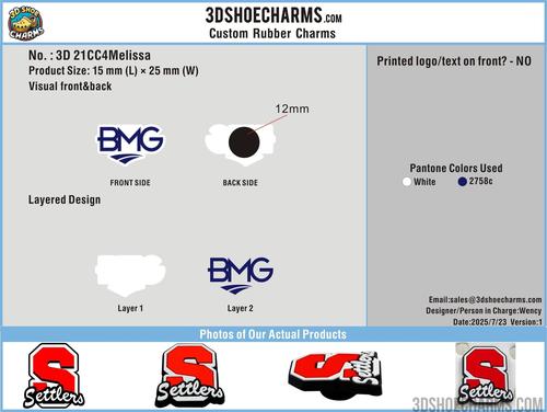 CUSTOM CHARMS 21CC4Melissa250723