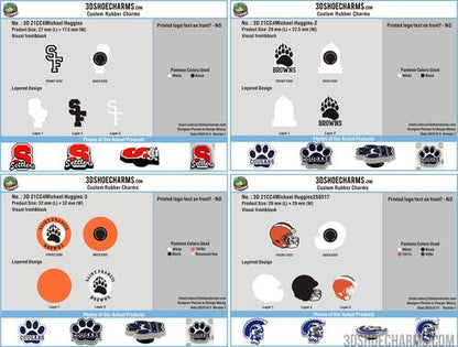 CUSTOM CHARMS&Rubber pin  21CC4Michael Huggins250517