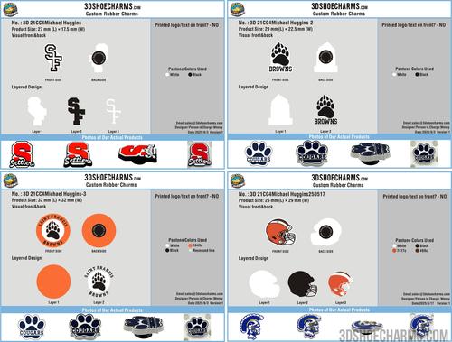 CUSTOM CHARMS&Rubber pin  21CC4Michael Huggins250517