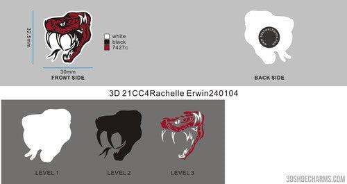 CUSTOM CHARMS-21CC4Rachelle Erwin-total 500pcs