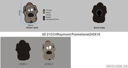 CUSTOM CHARMS 21CC4Raymond Promotional
