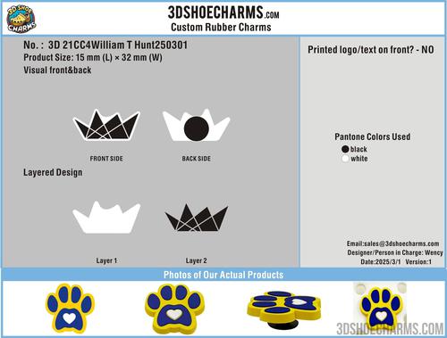 CUSTOM CHARMS 21CC4William T Hunt