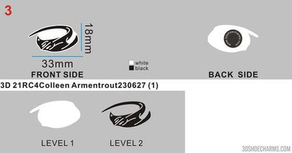 CUSTOM CLOG CHARMS-21RC4Colleen Armentrout230627