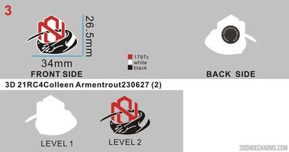 CUSTOM CLOG CHARMS-21RC4Colleen Armentrout230627