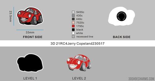 CUSTOM CLOG CHARMS-21RC4Jerry Copeland230517