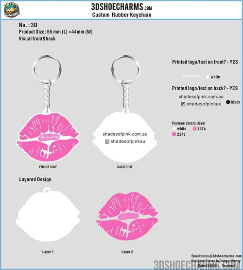 CUSTOM RUBBER KEYCHAIN 21RK4Kat Coopersmith250501-RE