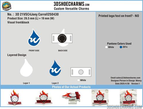 CUSTOM VERSATILE CHARMS 21VSC4Joey Carroll250430