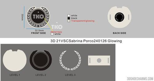 CUSTOM VERSATILE CHARMS-21VSCSabrina Porco-Glowing