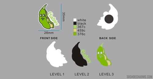 CUSTOM CLOG CHARMS - 05CC4Kelli Matonak