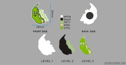 CUSTOM CLOG CHARMS - 05CC4Kelli Matonak