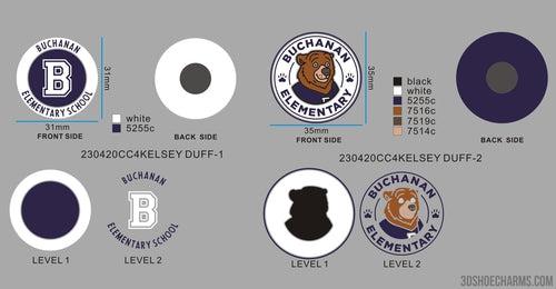 Custom shhoe charms-05CC4KELSEY DUFF