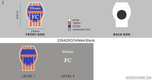 CUSTOM CLOG CHARMS - 05CC4NikkiSlack230425