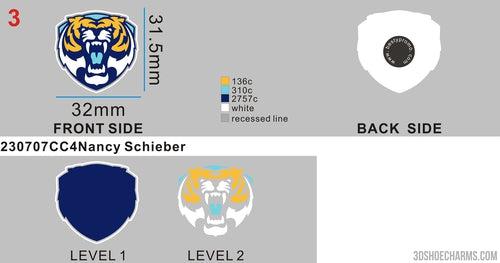 CUSTOM CLOG CHARMS - 230707CC4NANCY SCHIEBER10