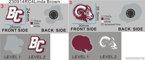 18-custom shoe charm-230914RC4Linda Brown