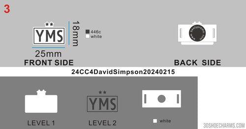 CUSTOM SHOE CHARMS - 24CC4DavidSimpson20240215