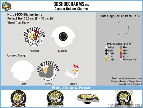 CUSTOM SHOE CHARMS - 24CC4Dianne Emiry20250805