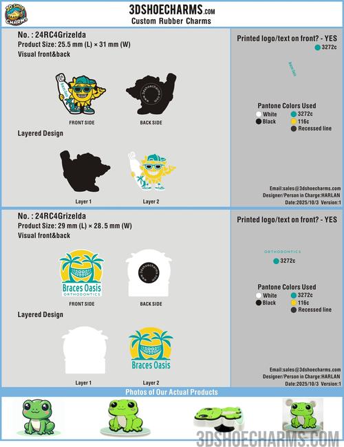 CUSTOM SHOE CHARMS - 24CC4Grizelda20251003