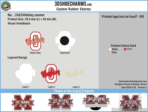 CUSTOM SHOE CHARMS - 24CC4Hailey Conner20250325