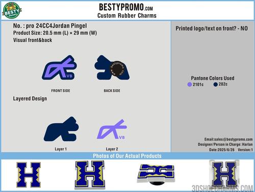 CUSTOM SHOE CHARMS - 24CC4Jordan Pingel20250626