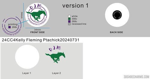 CUSTOM SHOE CHARMS -24CC4Kelly Fleming Ptachick20240731