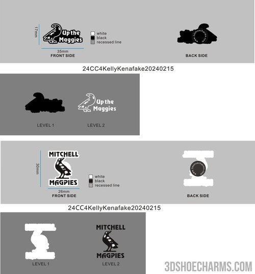CUSTOM SHOE CHARMS - 24CC4KellyKenafake20240215