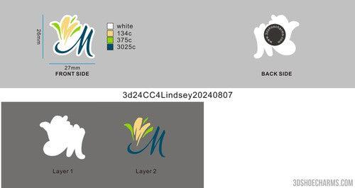 CUSTOM SHOE CHARMS - 24CC4Lindsey20240807