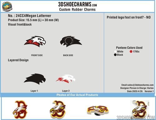 CUSTOM SHOE CHARMS - 24CC4Megan Latterner0426