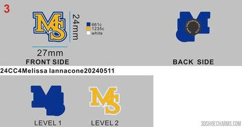 CUSTOM SHOE CHARMS - 24CC4Melissa Iannacone20240511