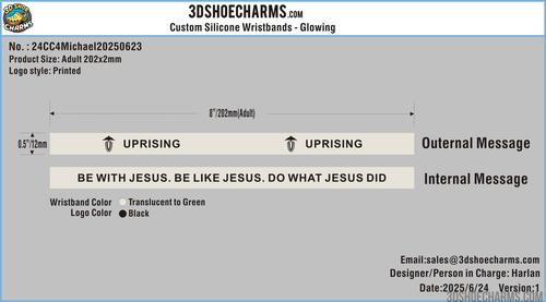 Custom NightGlow Silicone Wristbands-24CC4Michael20250623-rd