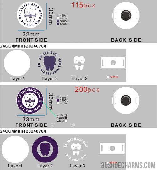 CUSTOM SHOE CHARMS - 24CC4Millie20240704