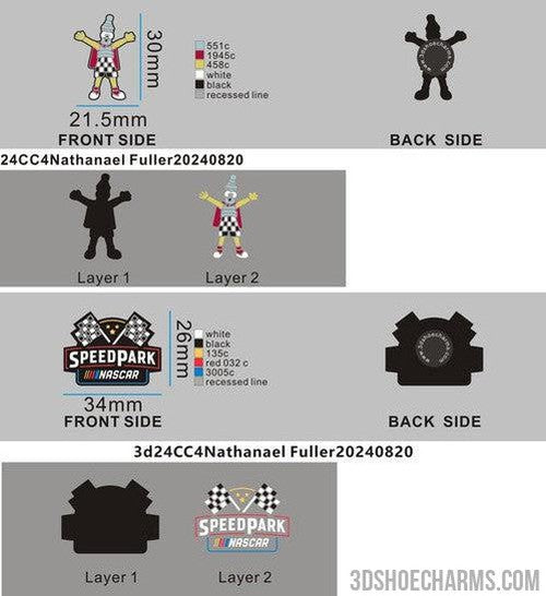 CUSTOM SHOE CHARMS -24CC4Nathanael Fuller20240820