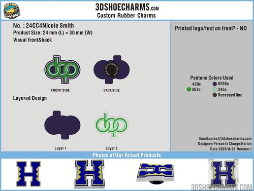 CUSTOM SHOE CHARMS - 24CC4Nicole Smith20250828