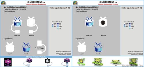 CUSTOM SHOE CHARMS - 24CC4Sam Levine20250509-Make up the price difference