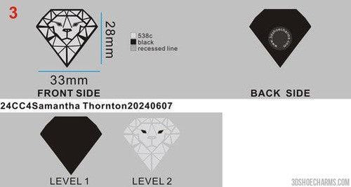 CUSTOM SHOE CHARMS -24CC4Samantha Thornton20240607