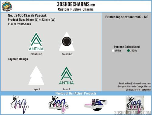 CUSTOM SHOE CHARMS - 24CC4Sarah Pasciak20250408