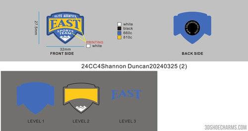 CUSTOM SHOE CHARMS - 24CC4Shannon Duncan20240325